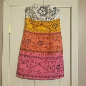 Lilly Pulitzer strapless dress, EUC, size 4